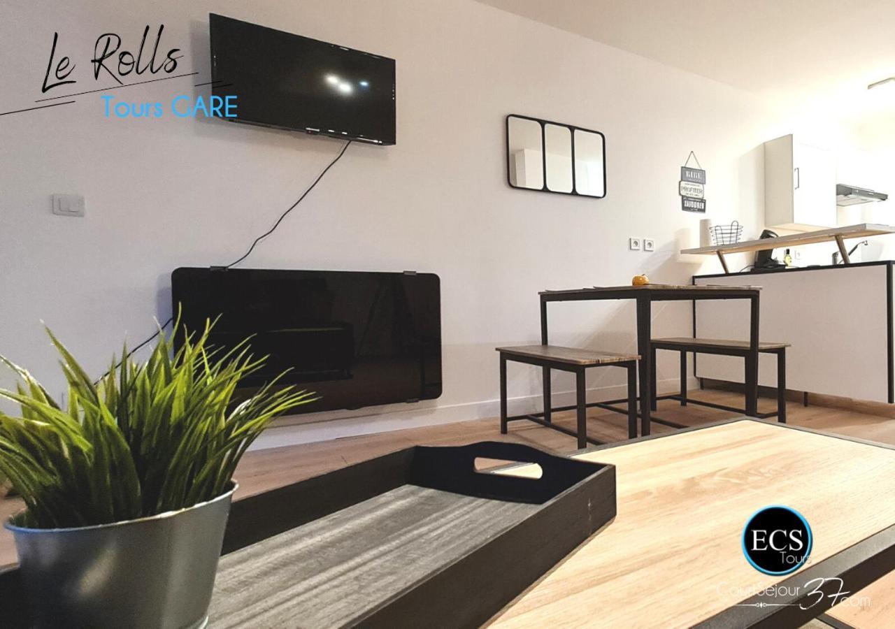 "Le Roll'S" - 1 Chambre - 5 Couchages - Calme - Terrasse - Parking Prive Tours Buitenkant foto