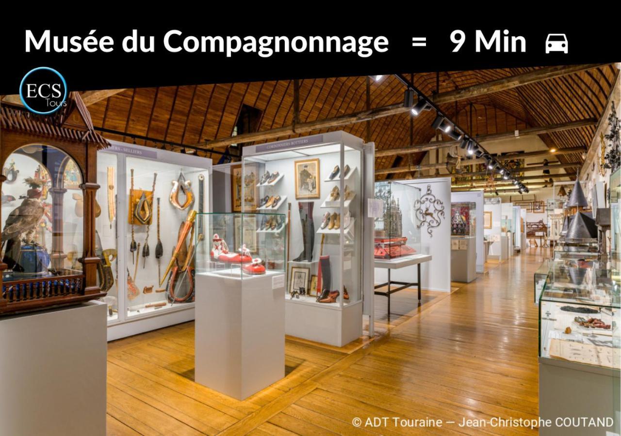 "Le Roll'S" - 1 Chambre - 5 Couchages - Calme - Terrasse - Parking Prive Tours Buitenkant foto